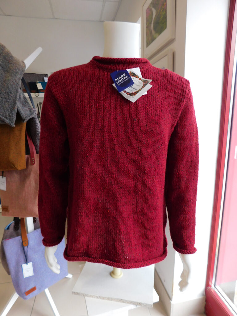 LADIES ROLL NECK SWEATER | Donegal Sweaters | Irish Woollen Hats | Aran ...